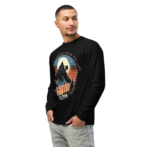 Faith Climb long-sleeve shirt Christian Bible Verse T-Shirt